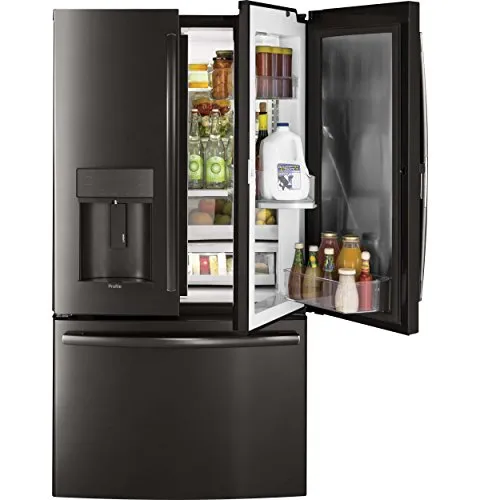 GE PYD22KBLTS Refrigerador de puerta francesa