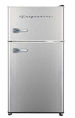 Frigidaire EFR341, nevera y congelador de 2 puertas de 3.2 pies cúbicos, serie platinum, acero inoxidable