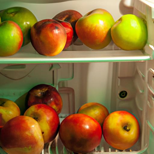 Manzanas En El Refrigerador