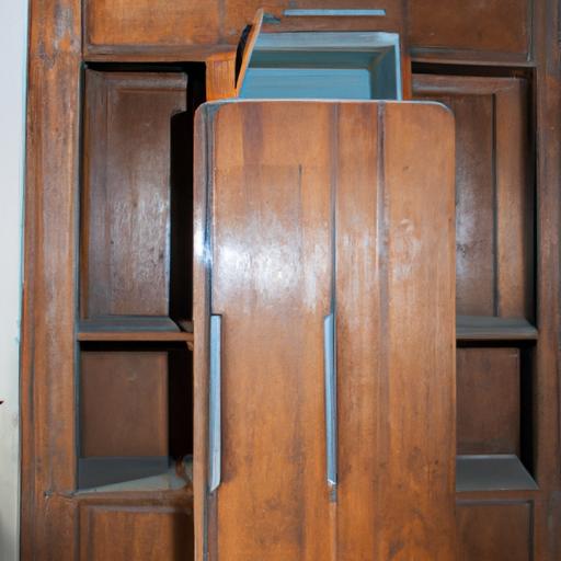 Refrigerador Antiguo De Madera
