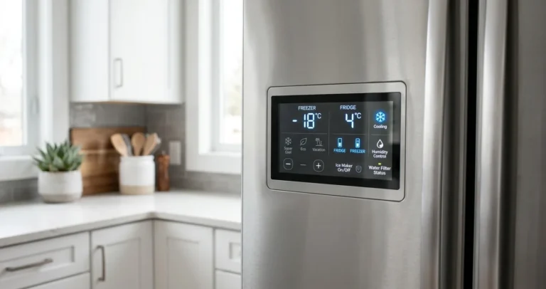Panel de control de refrigerador mostrando codigo de error DEF - diagnostico y solucion