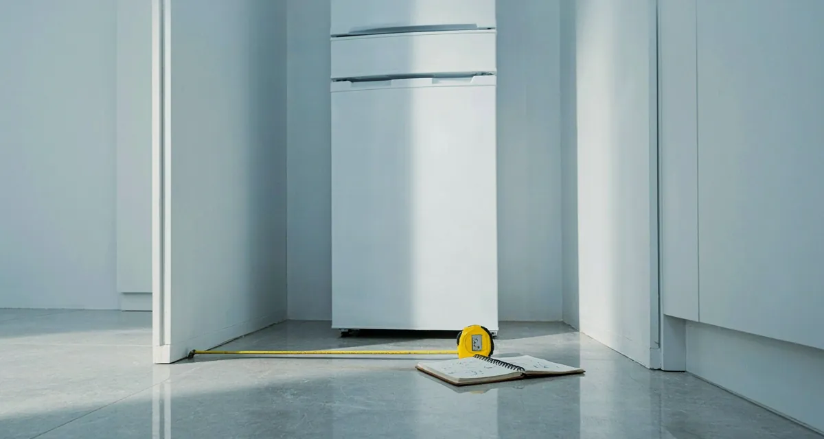 Cuánto mide un refrigerador de 2 puertas: medidas de ancho, alto y profundidad en centímetros en una cocina